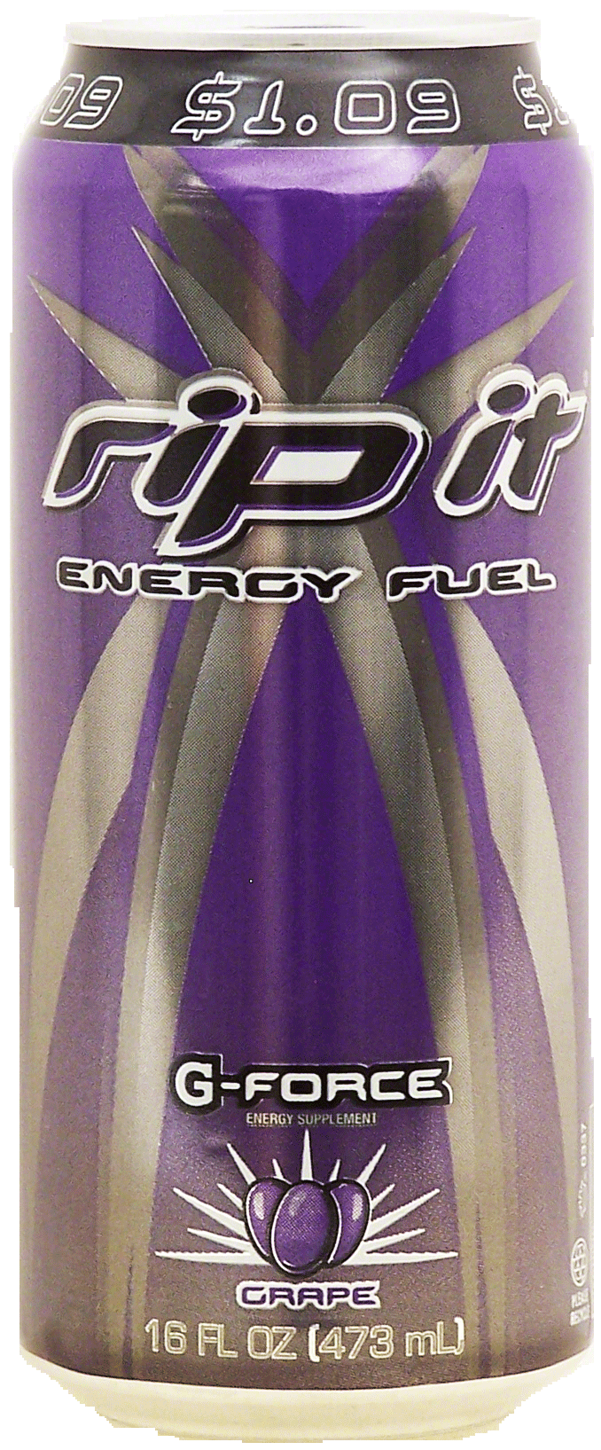 Rip It G-Force grape flavored energy fuel carbonated beverage Full-Size Picture